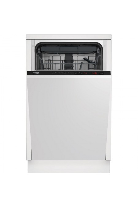 Встраиваемая посудомоечная машина BEKO BDIS1W861 (черный/белый) 1