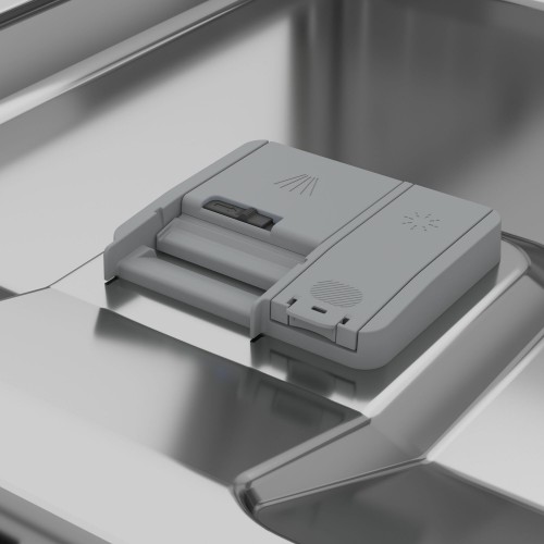 Встраиваемая посудомоечная машина BEKO BDIS1W861 (черный/белый) 2