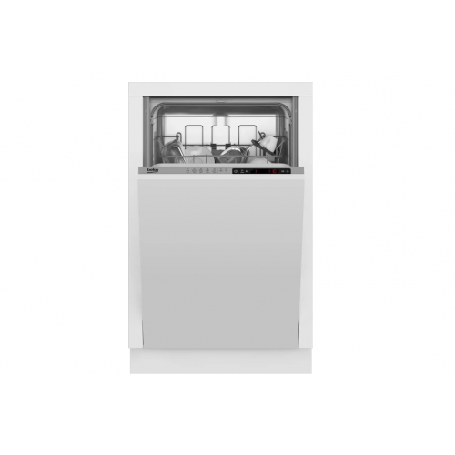 Встраиваемая посудомоечная машина BEKO BDIS1W861 (черный/белый) 5