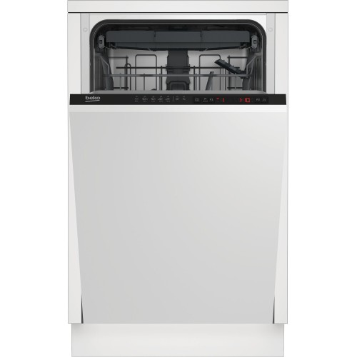 Встраиваемая посудомоечная машина BEKO BDIS1W861 (черный/белый) 7