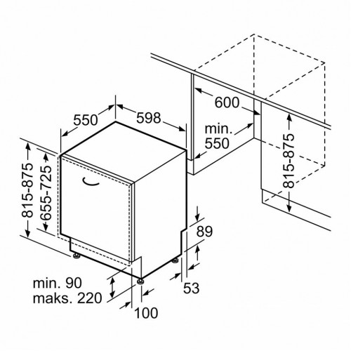 Встраиваемая посудомоечная машина Bosch SMV4EVX11E (белый) 4