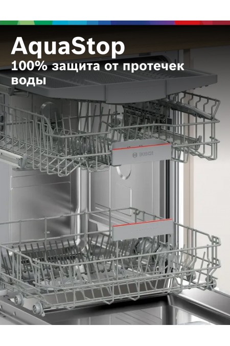 Встраиваемая посудомоечная машина Bosch SMV4HMX25Q (белый/белый) 3