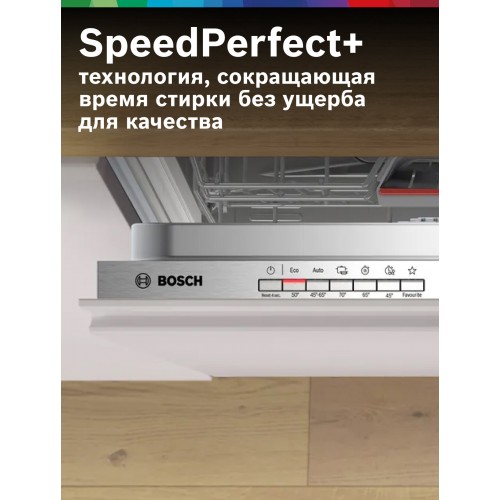 Встраиваемая посудомоечная машина Bosch SMV4HMX25Q (белый/белый) 5
