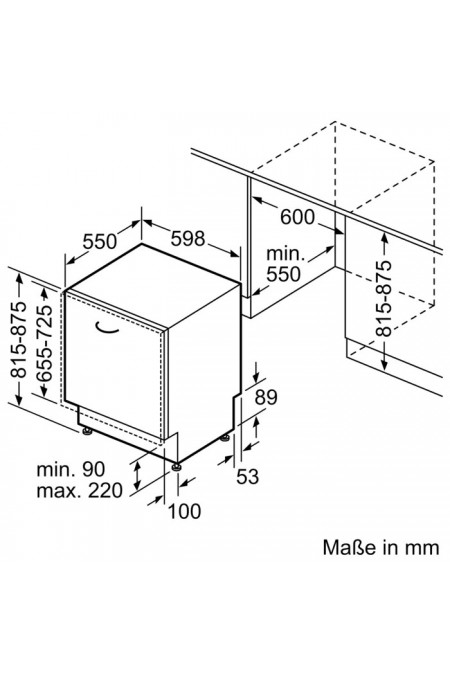 Встраиваемая посудомоечная машина Bosch SMV6ZCX13E 1