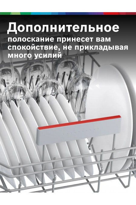 Встраиваемая посудомоечная машина Bosch SPV4HMX55Q (белый) 2
