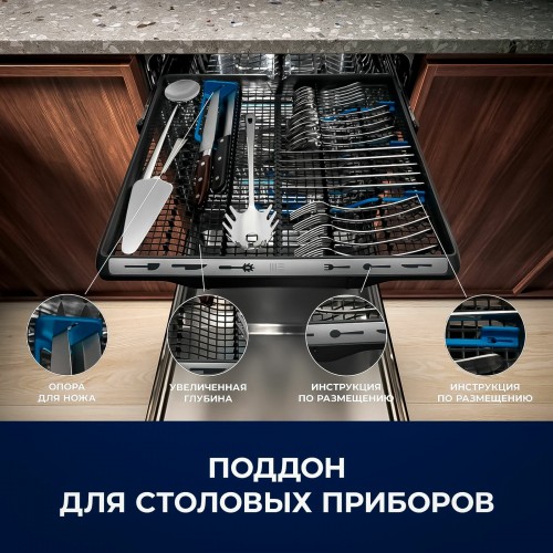 Встраиваемая посудомоечная машина Electrolux EEG68500L (белый) 4