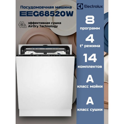 Встраиваемая посудомоечная машина Electrolux EEG68520W (белый) 5