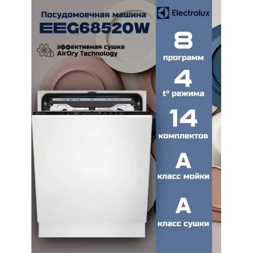 Встраиваемая посудомоечная машина Electrolux EEG68520W (белый) 7