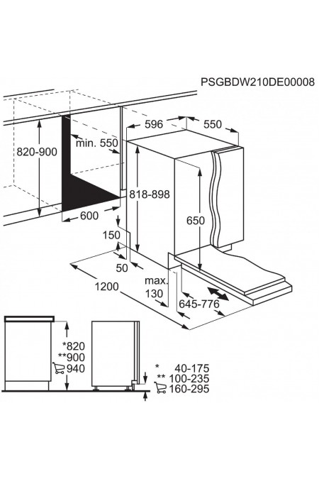 Встраиваемая посудомоечная машина Electrolux EES48400L 2