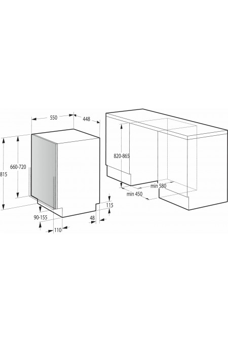 Встраиваемая посудомоечная машина Gorenje GV520D17S (серебристый) 6