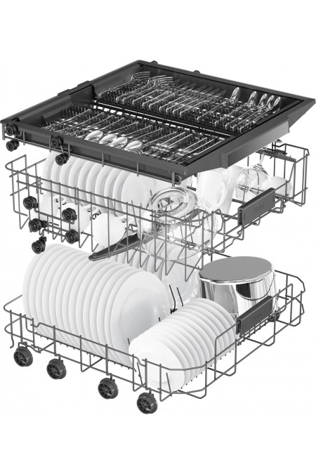 Встраиваемая посудомоечная машина Haier HDWE14-692RU (серебро) 6