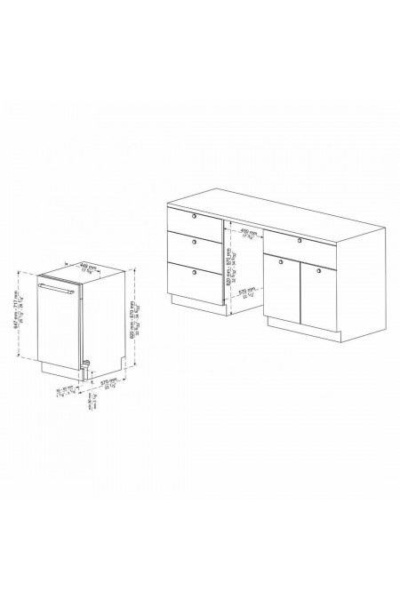Встраиваемая посудомоечная машина Korting KDI 45488 (серебристый) 1
