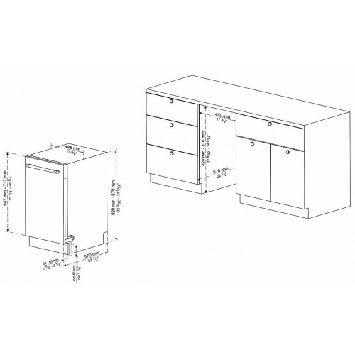 Встраиваемая посудомоечная машина Korting KDI 45488 (серебристый) 4