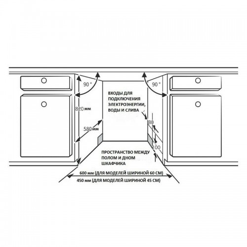 Встраиваемая посудомоечная машина Korting KDI 60017 (серебристый) 4
