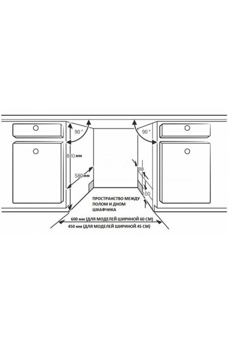 Встраиваемая посудомоечная машина Korting KDI 60140 (серый) 6