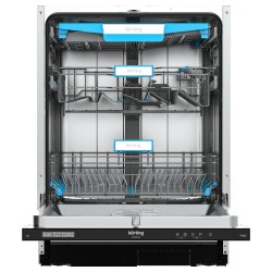 Встраиваемая посудомоечная машина Korting KDI 60984 (серебристый)