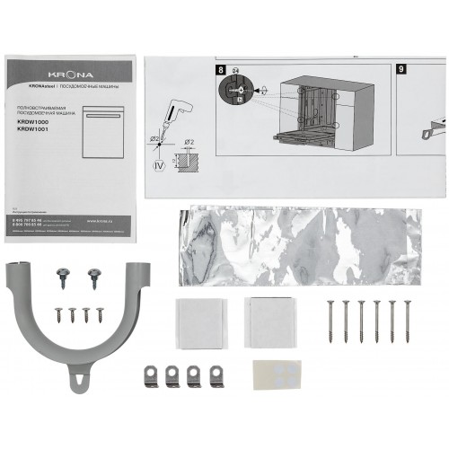 Встраиваемая посудомоечная машина Krona AMMER 60 BI K (черный) 4
