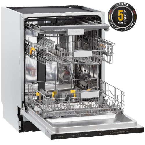 Встраиваемая посудомоечная машина Krona KASKATA 60 BI V2 (нержавеющая сталь) 