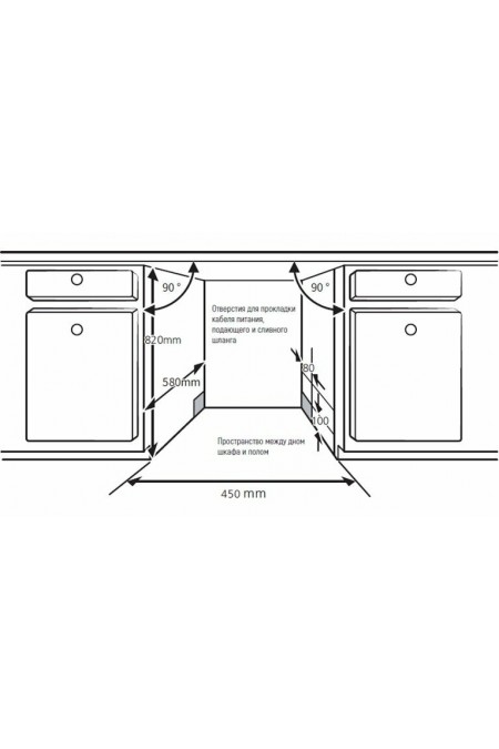 Встраиваемая посудомоечная машина Kuppersberg GIM 4578 (серебристый) 5