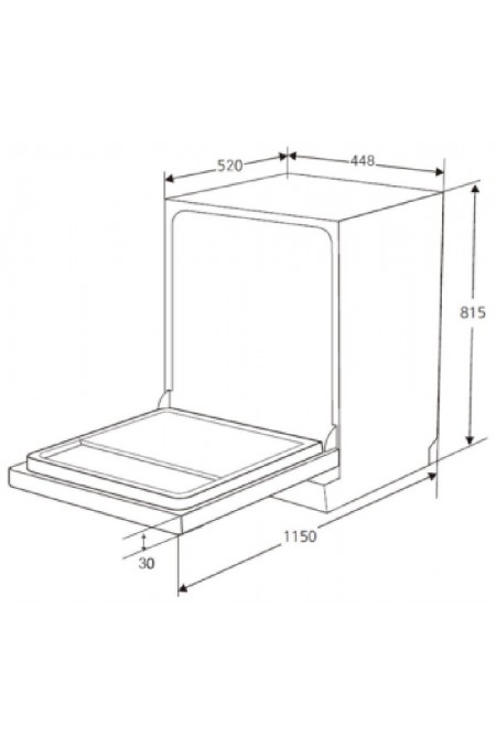 Встраиваемая посудомоечная машина Kuppersberg GIM 6078 (серебристый) 5