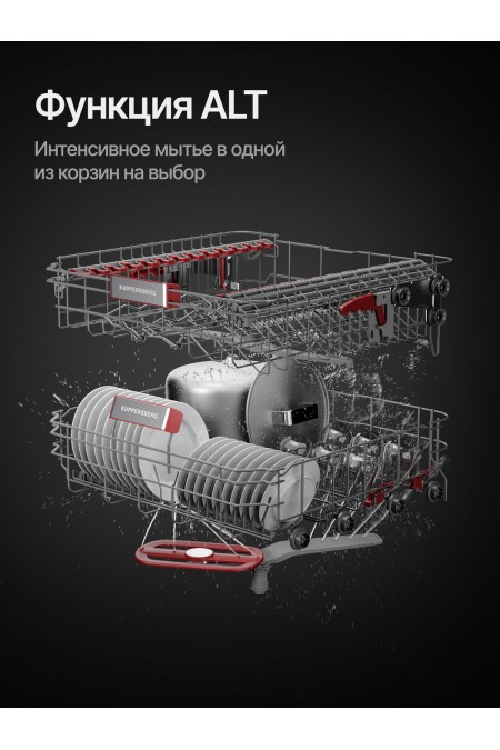 Встраиваемая посудомоечная машина Kuppersberg GIM 6095 (серебристый) 6