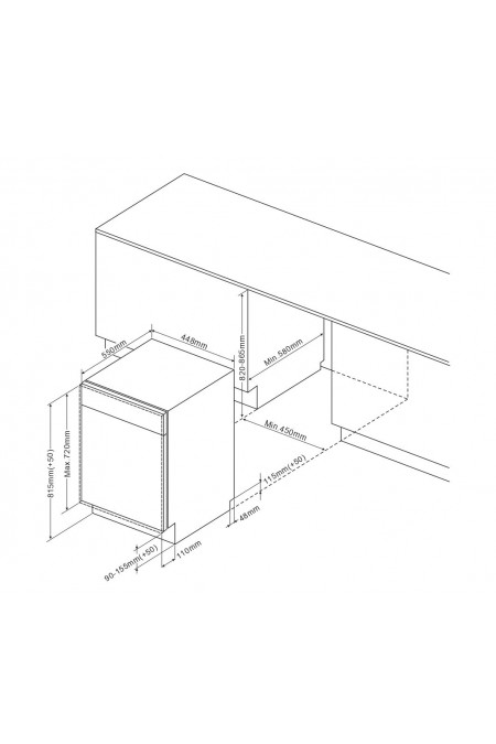 Встраиваемая посудомоечная машина Kuppersberg GLM 4537 (серебристый) 5