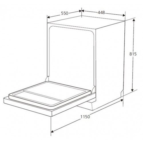 Встраиваемая посудомоечная машина Kuppersberg GLM 4575 (серебристый) 7