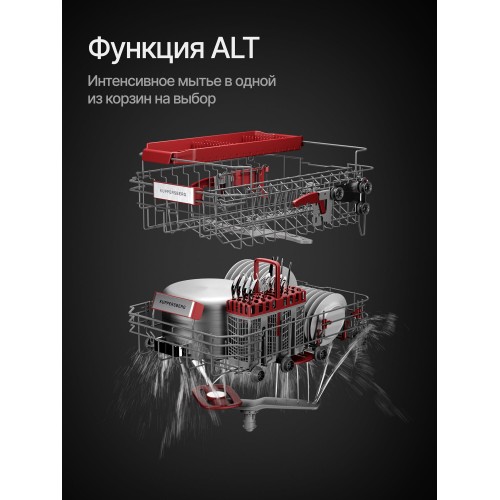 Встраиваемая посудомоечная машина Kuppersberg GLM 4582 (серебристый) 6