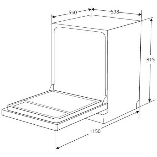 Встраиваемая посудомоечная машина Kuppersberg GLM 6080 (красный) 9