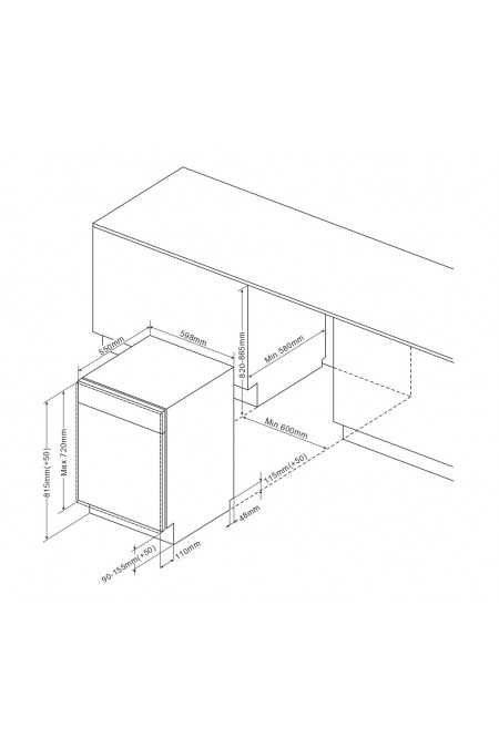 Встраиваемая посудомоечная машина Kuppersberg GLM 6096 (серебристый) 4