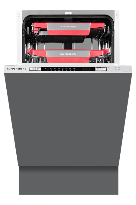 Встраиваемая посудомоечная машина Kuppersberg GSM 4573 (серебристый) 3