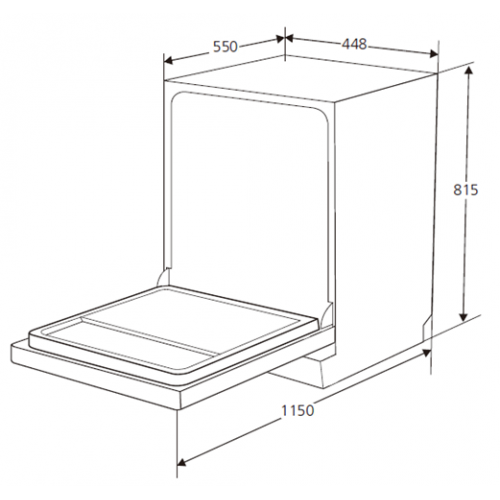 Встраиваемая посудомоечная машина Kuppersberg GSM 4574 (серебристый) 8