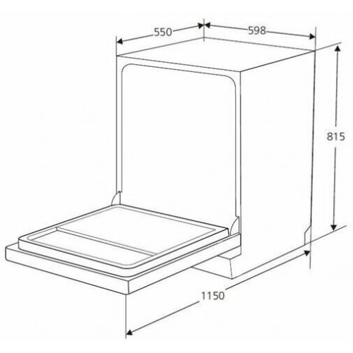 Встраиваемая посудомоечная машина Kuppersberg GSM 6074 (серый) 1