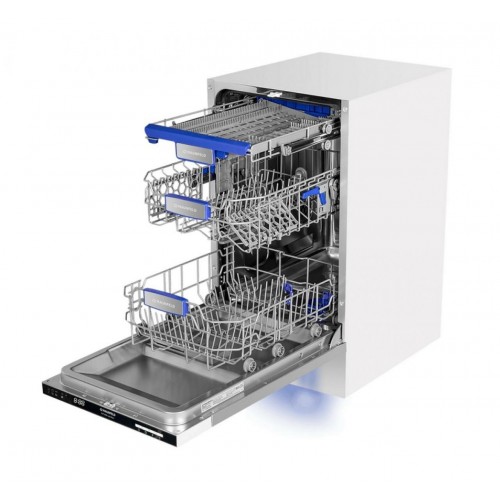 Встраиваемая посудомоечная машина MAUNFELD MLP-083D Light Beam (черный) 