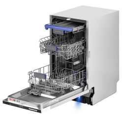 Встраиваемая посудомоечная машина MAUNFELD MLP-083D Light Beam (черный)