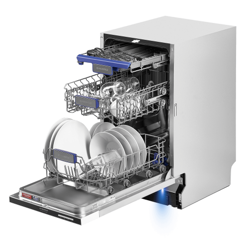 Встраиваемая посудомоечная машина MAUNFELD MLP-083D Light Beam (черный) 6