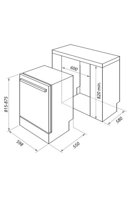 Встраиваемая посудомоечная машина MAUNFELD MLP-12i (чёрный) 6