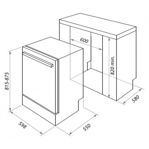 Встраиваемая посудомоечная машина MAUNFELD MLP-12i (чёрный) 6