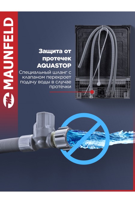 Встраиваемая посудомоечная машина Maunfeld MLP60020 Light Beam (белый) 5
