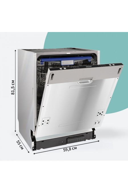 Встраиваемая посудомоечная машина NordFrost BI6 1463 (нержавеющая сталь) 4