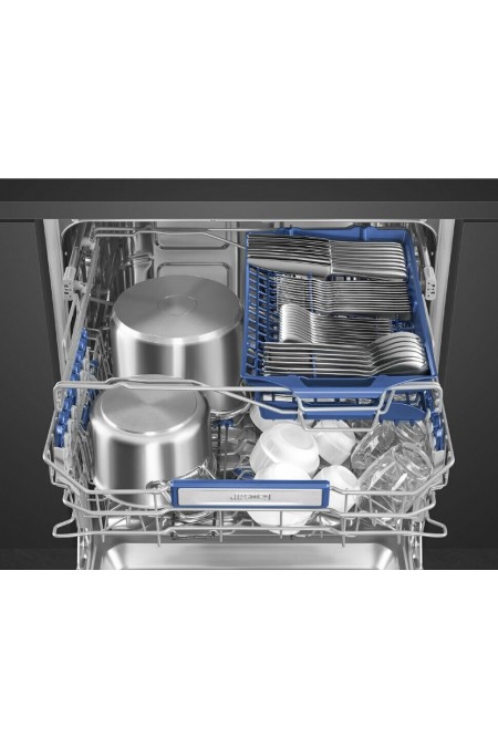 Встраиваемая посудомоечная машина Smeg STL323BQLH (серебристый) 9