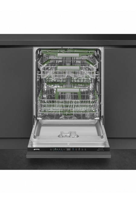 Встраиваемая посудомоечная машина Smeg STL7322BQL (черный) 1