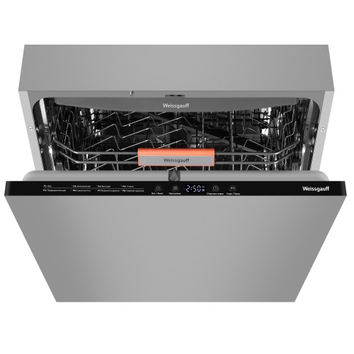 Встраиваемая посудомоечная машина Weissgauff BDW 6038 Infolight (серебристый) 3