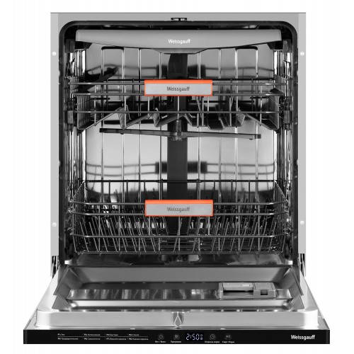 Встраиваемая посудомоечная машина Weissgauff BDW 6038 Infolight (серебристый) 4