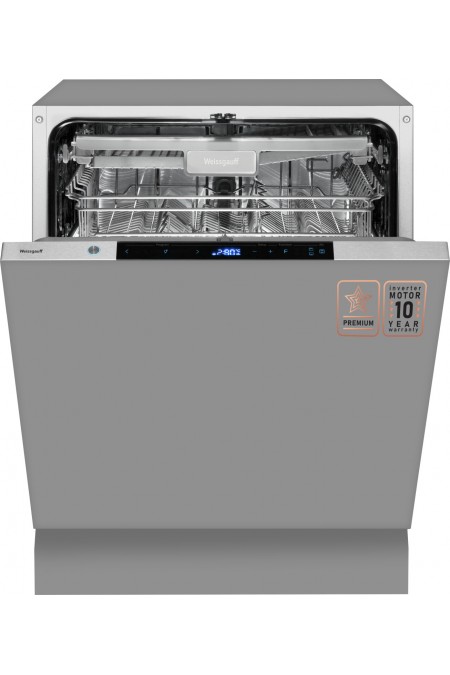 Встраиваемая посудомоечная машина Weissgauff BDW 6150 Touch DC Inverter (серый) 