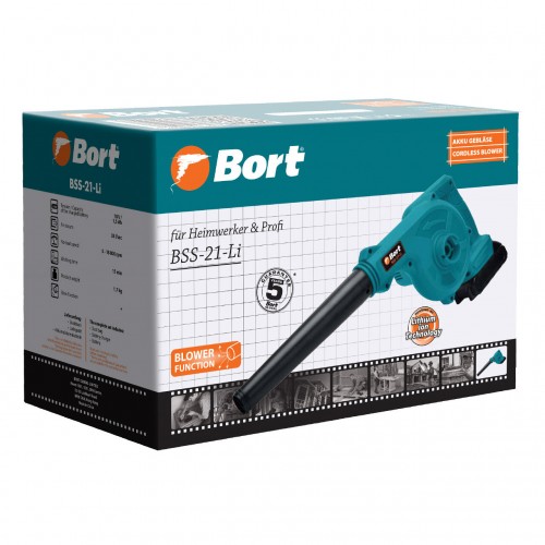 Воздуходувка BORT BSS-21-LI 4