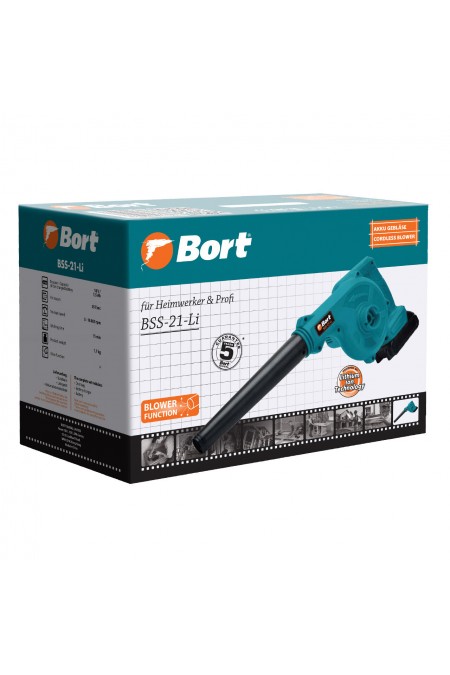 Воздуходувка BORT BSS-21-LI 9