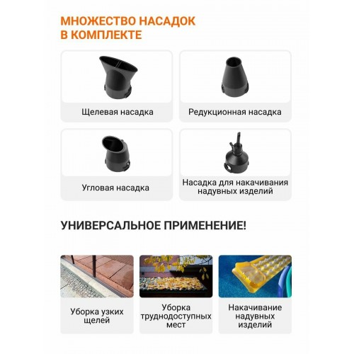 Воздуходувка BORT BSS-21U-Li (93414387) без АКБ и ЗУ 3