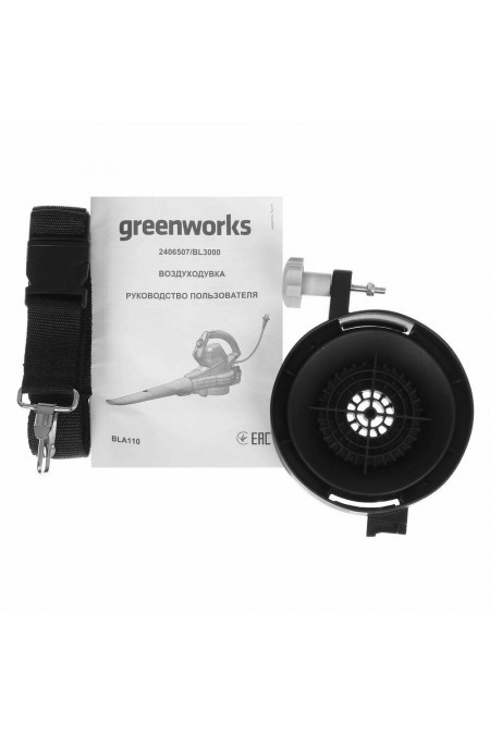 Воздуходувка-пылесос Greenworks BL3000 (2406507) 9