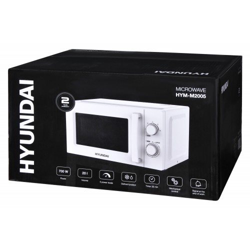 Микроволновая печь Hyundai HYM-M2005 (белый) 10